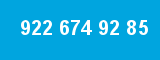 922 674 92 85 922 674 92 85